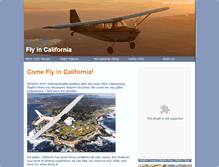 Tablet Screenshot of flyincalifornia.com